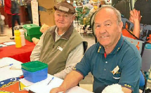 Warwick Ambulance Committee member Doug Madsen and president Peter Stewart. Warwick Ambulance Committee member Doug Madsen and president Peter Stewart.